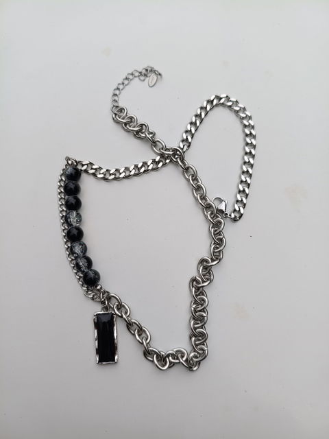 Obsidian Edge Necklace