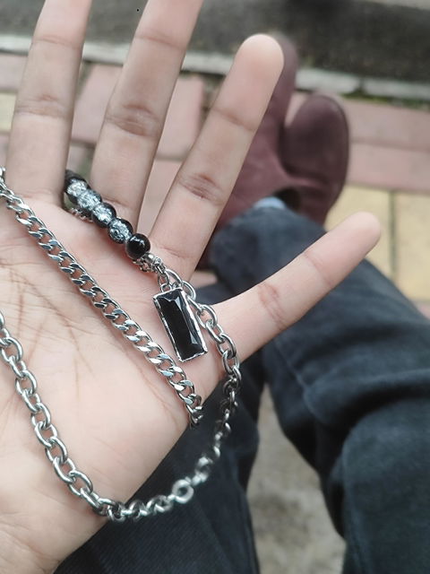 Obsidian Edge Necklace