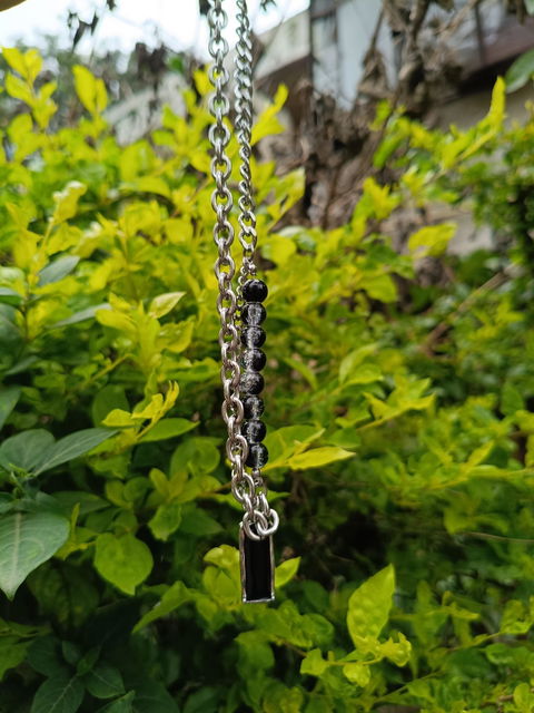 Obsidian Edge Necklace