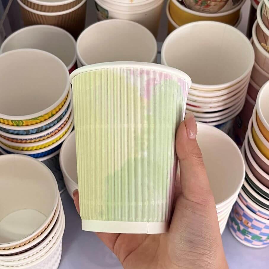 90mm White Flat Lid For 8/10/12/16oz. Paper Cup