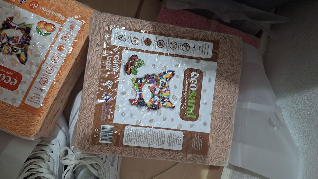 Nisip tofu pisici Ecosand mandarine 6L