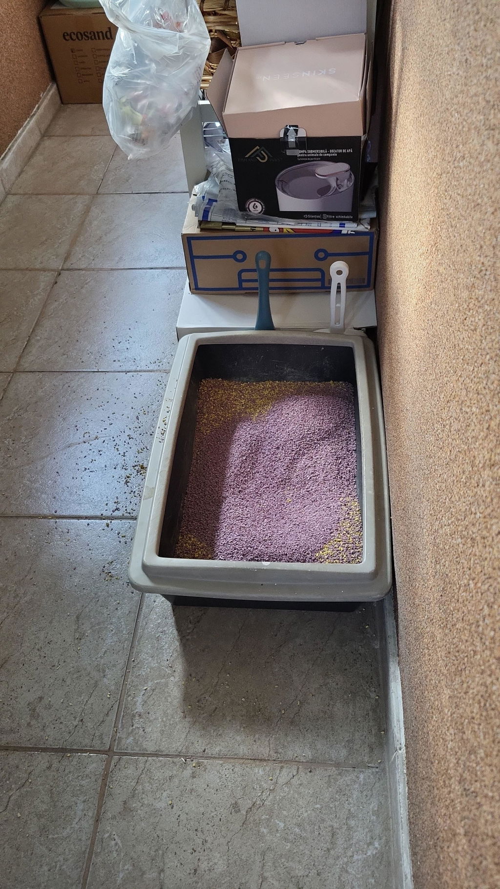 Nisip tofu pisici Ecosand lamaie 6L