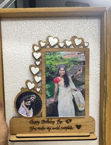 Two pic vineer frame