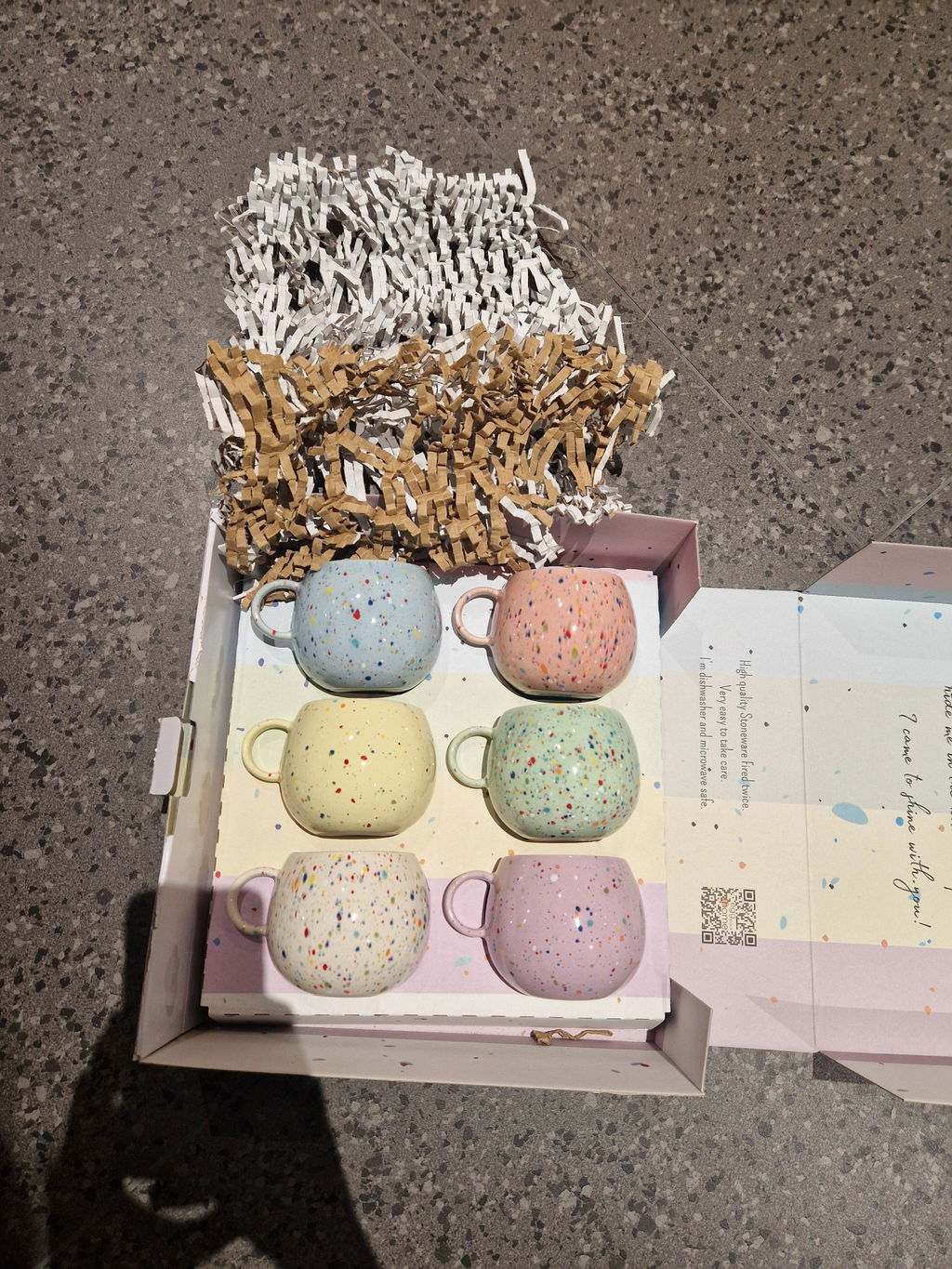 New Party Ball Mug 500ml - Mix 6 Pieces