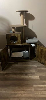 Enlarged Cat Litter Cabinet PA720