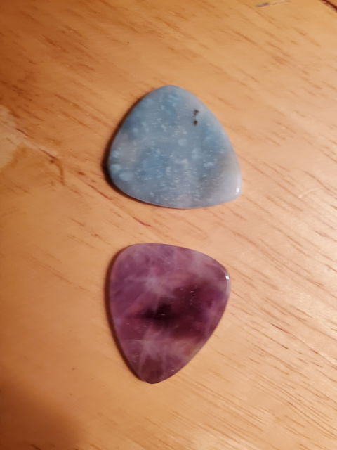 Hand-Carved Amazonite Plectrum