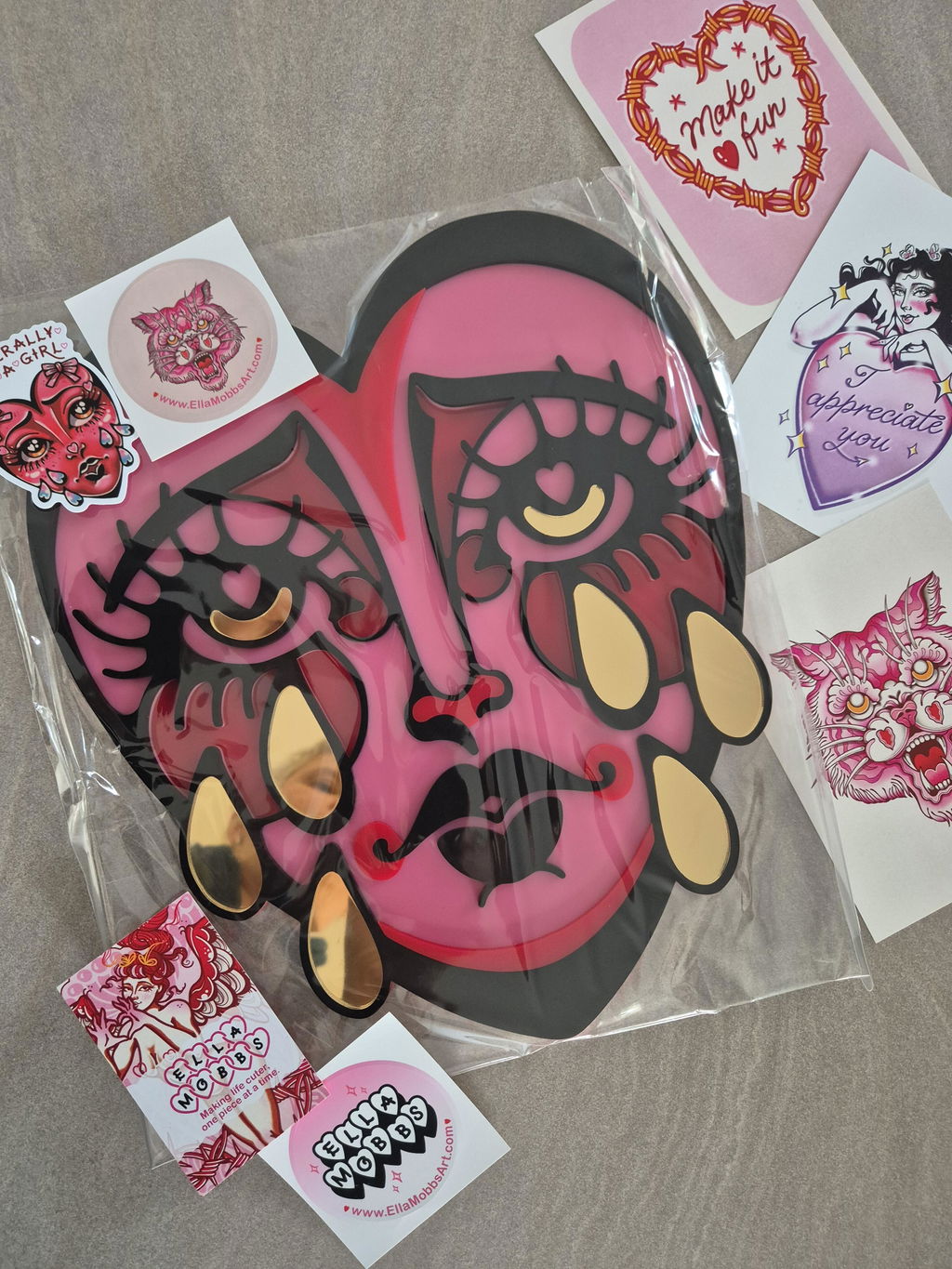 Crying Heart 30cm/11.8"