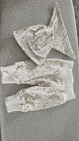 Jersey Blumenprint Natur