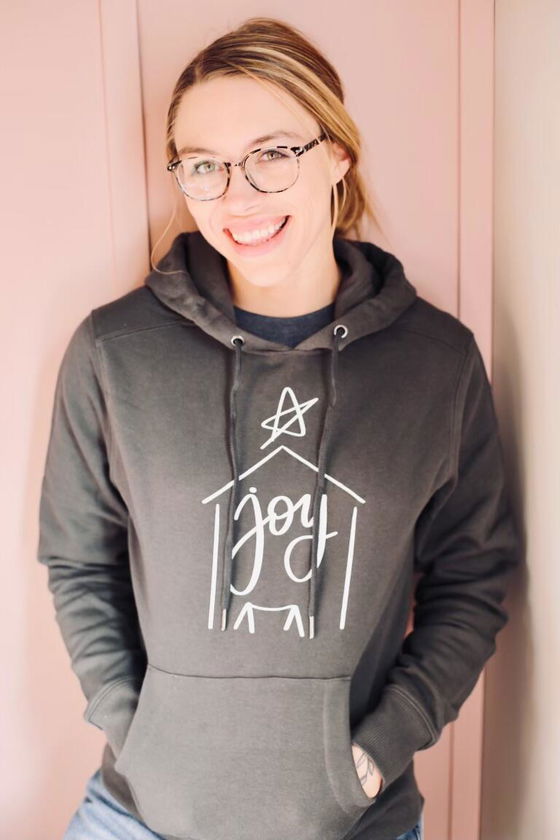 Customer photo of Joy Nativity Classic Hoodie from J.B.