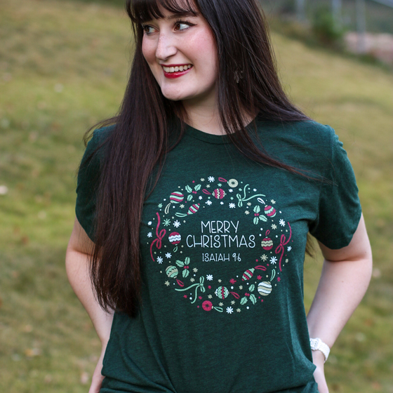 Customer photo of Merry Christmas Multicolor Unisex Shirt from Savannah Wigger