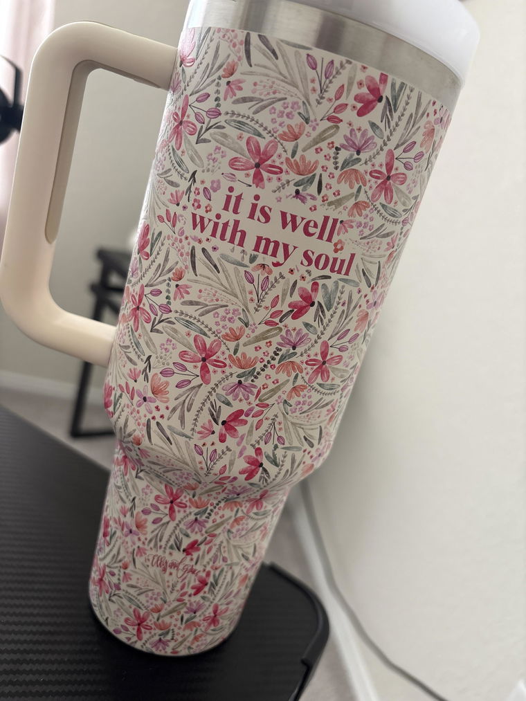 Customer photo of It Is Well 40oz Stainless Steel Insulated Tumbler