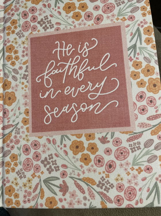 Customer photo of He is Faithful Elly and Grace Journal from JB