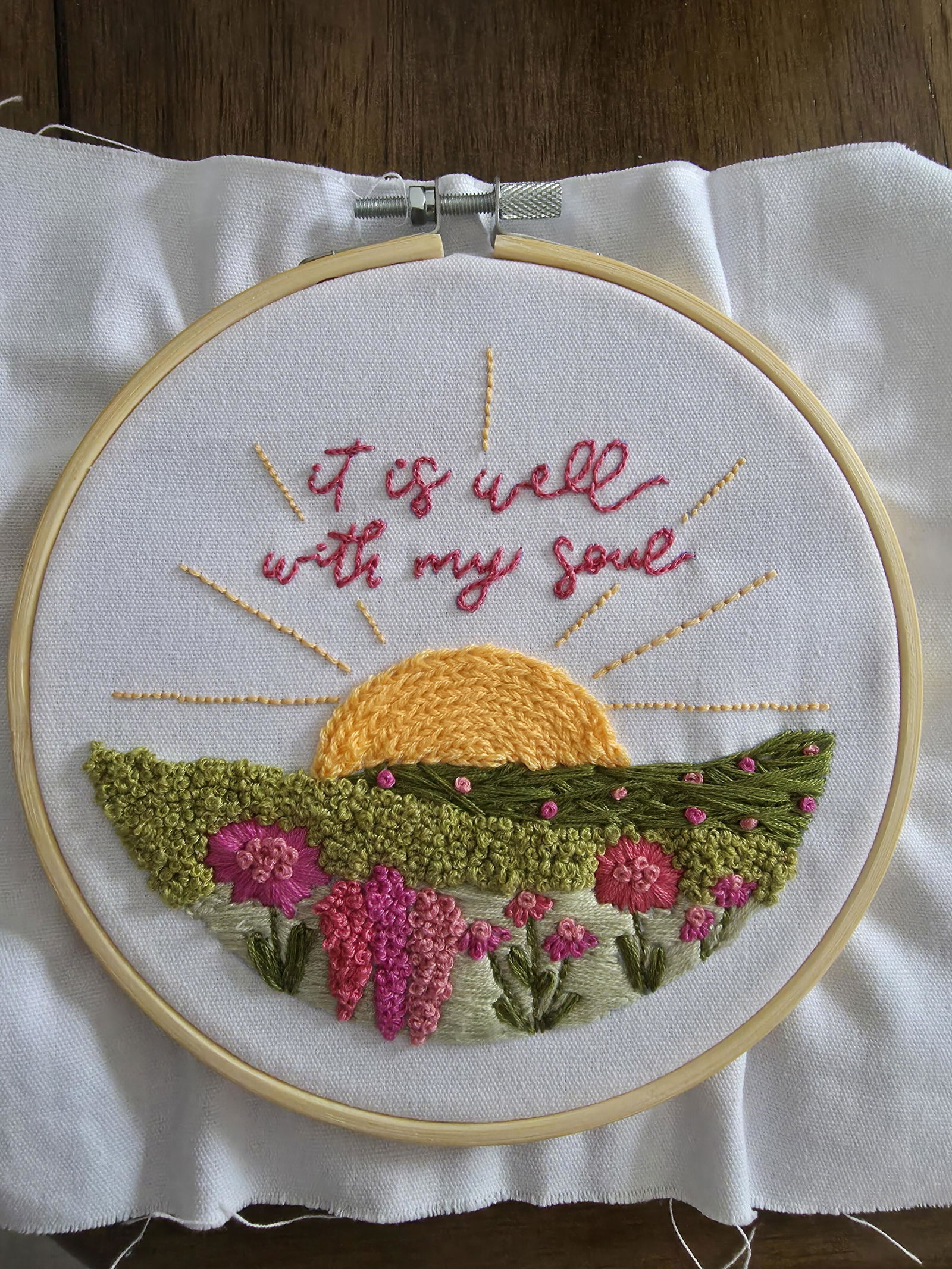 Choose Joy Christian Embroidery Kit