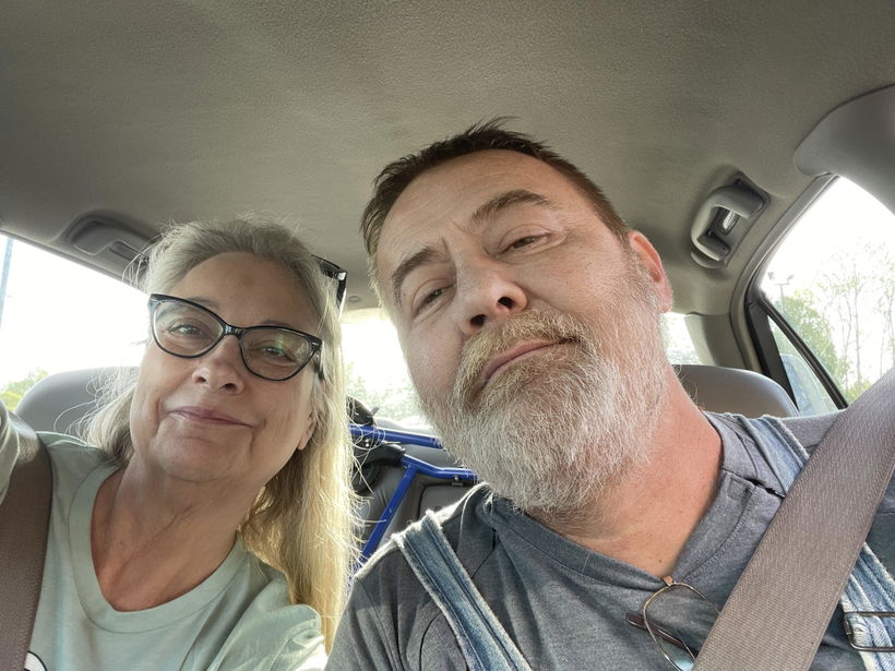 Customer photo of Walking By Faith Tripping Constantly Multicolor Unisex Shirt
