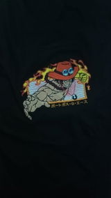 One Piece Luffy Gear-5 Oversized Embroidered T-Shirt