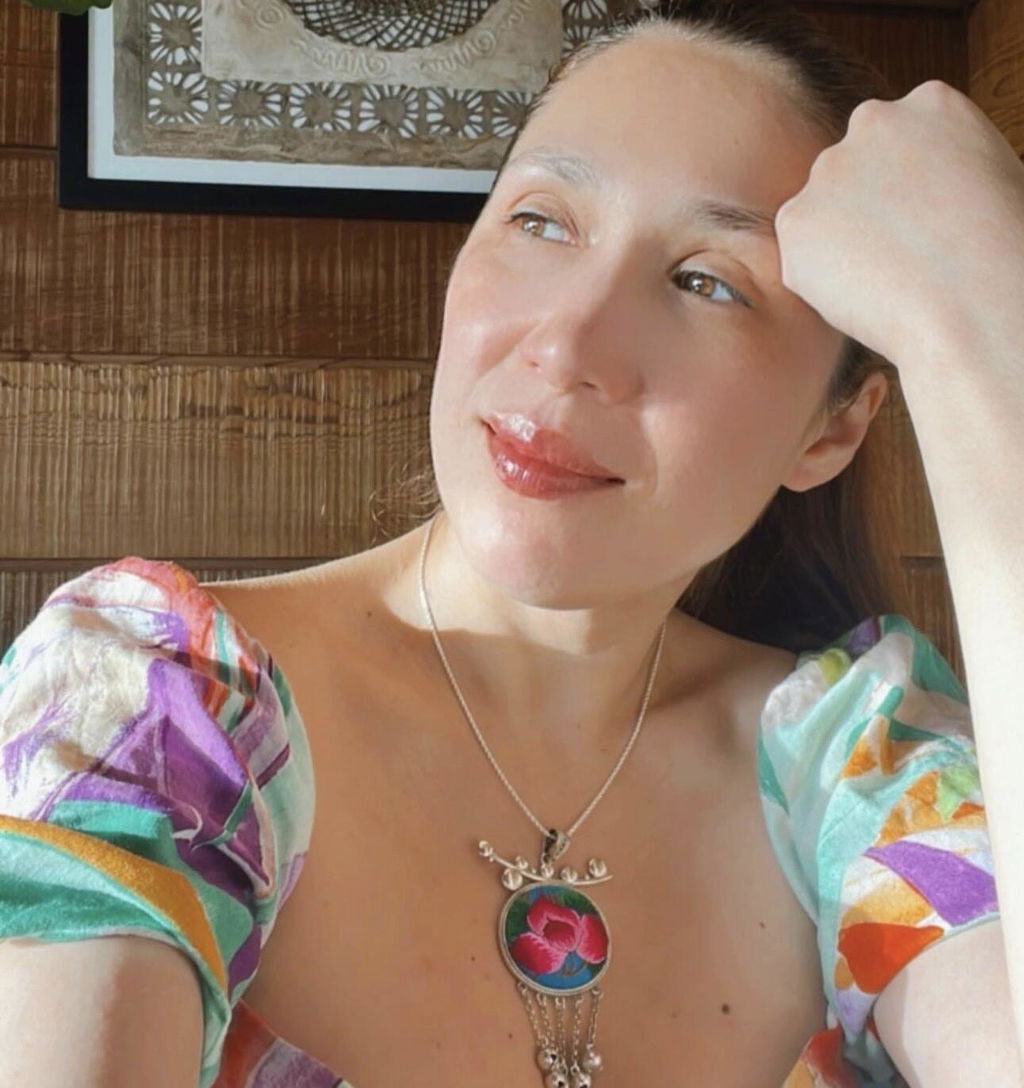 Pomegranates Joy Embroidered Necklace