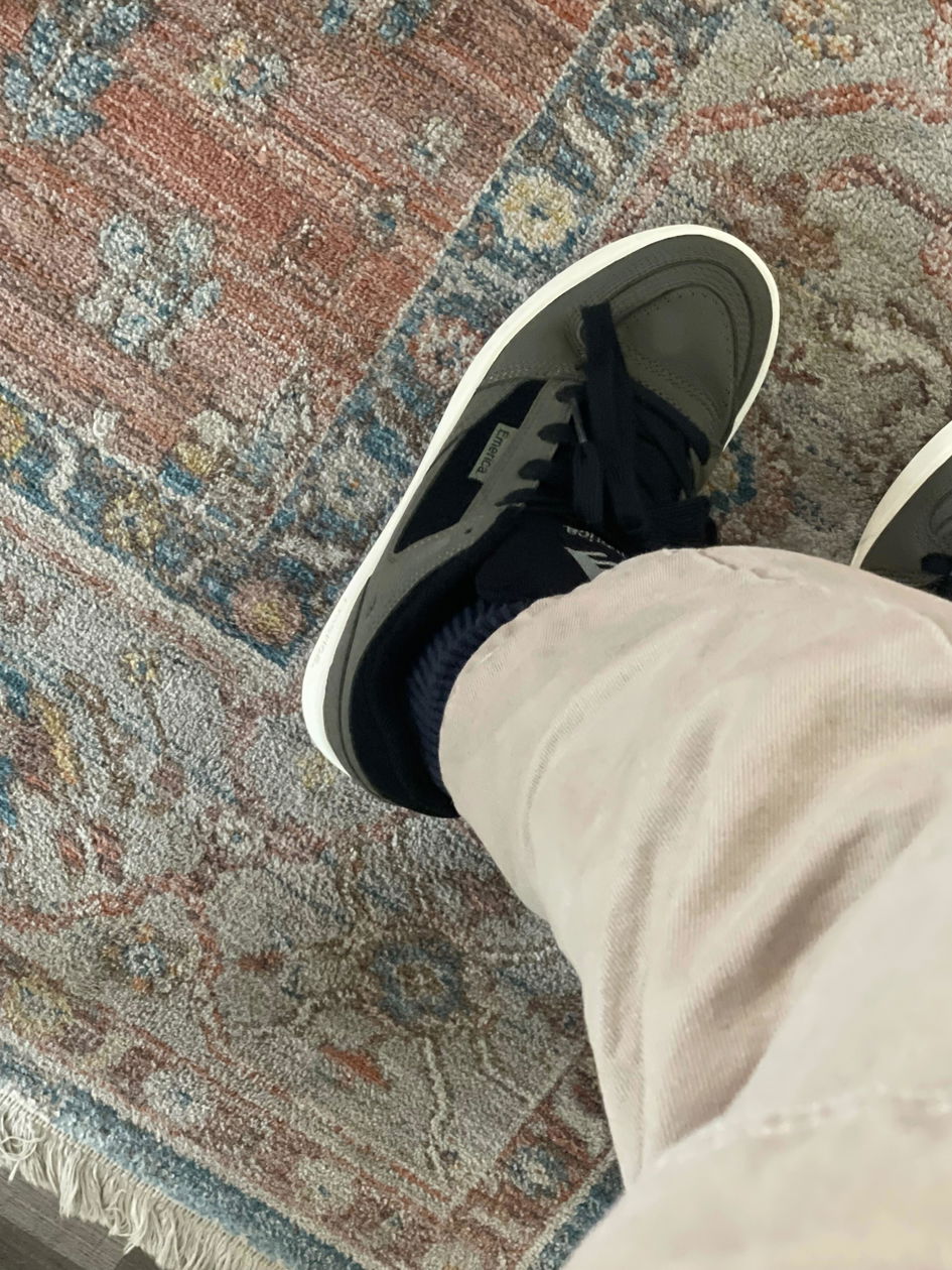 Mute Navy/Gum - Men's Skateboarding Shoes | Emerica US