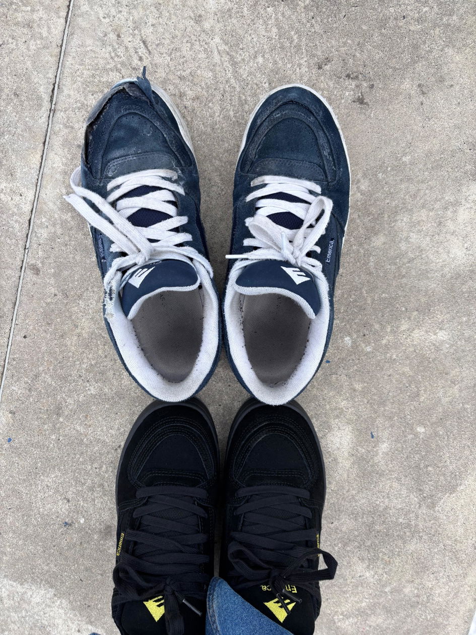Mute Navy/Gum - Men's Skateboarding Shoes | Emerica US