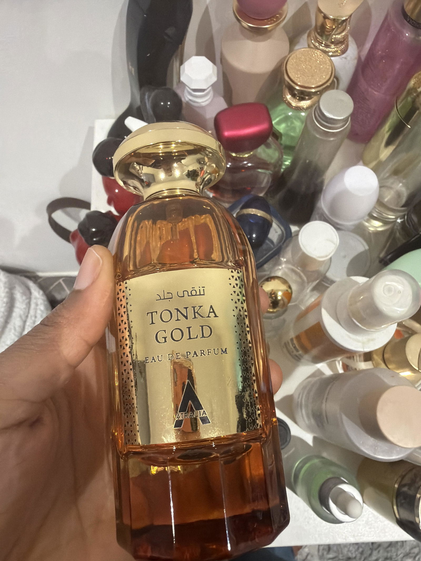Tonka Gold Atralia 100ml: Unisex Warm Spicy Perfume