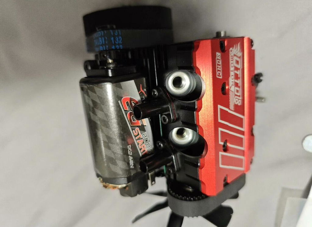 TOYAN 7cc SOHC Inline Twin-Cylinder 4-Stroke Nitro & Methanol Engine Model Kit -FS-L200AC-OT