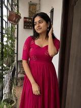 Kamal-kali anarkali kurta and pant set