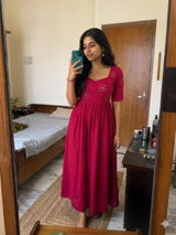 Kamal-kali anarkali kurta and pant set