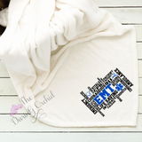 White Blanket Mockup, Minky Blanket Mock Up in a Basket, Fleece Blanket Mock Up, Lifestyle Stock Photo, Instant Download Jpeg