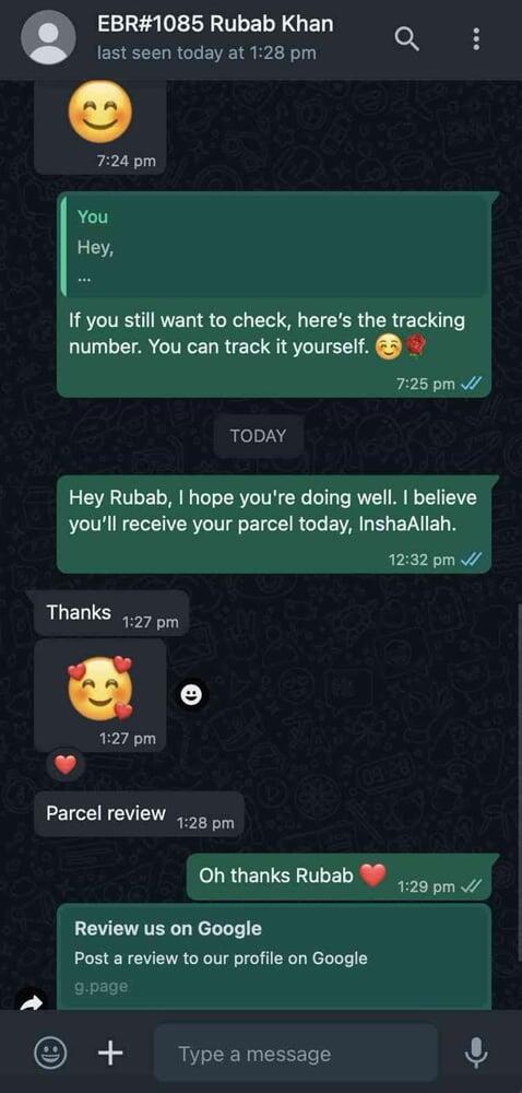 Rubab review photo