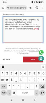 Anonymous review photo