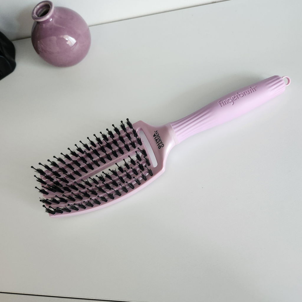 Perie De Păr Profesională Pentru Descâlcire Cu Peri De Mistreț Și Nailon Fingerbrush Iconic Boar&Nylon