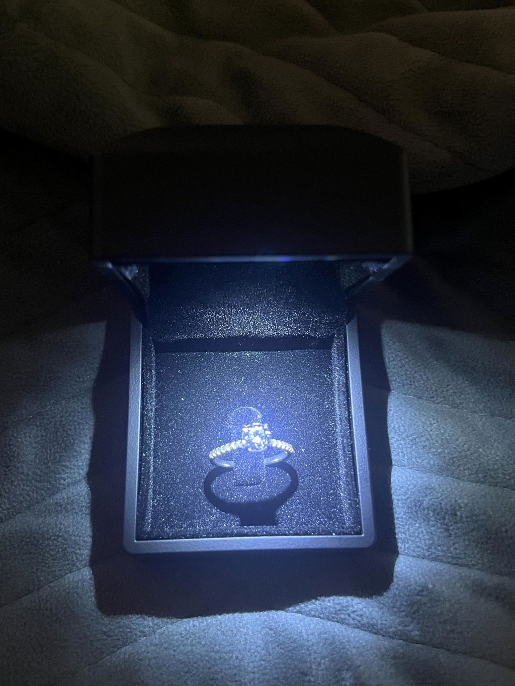 Twist Moissanite Engagement Ring (1.00 CT)
