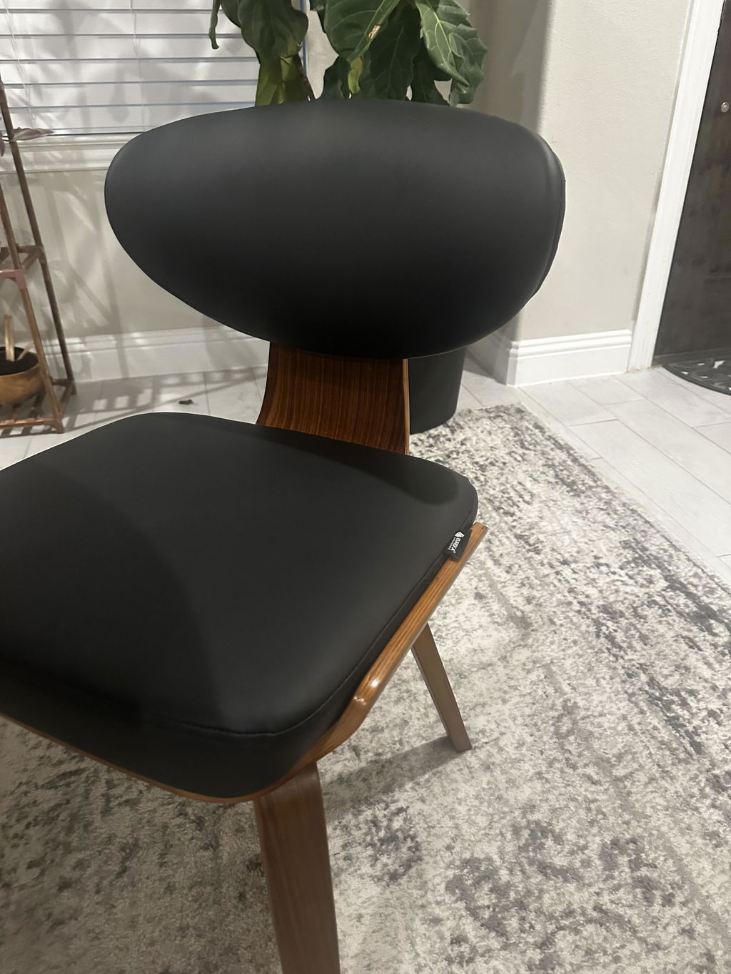 Belmar Leather Dining End Chairs, set of 2