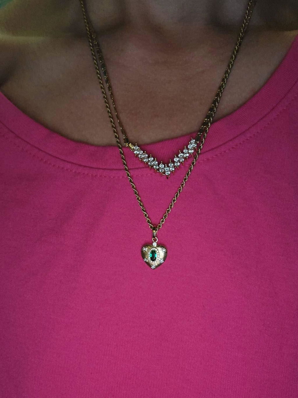 Everglade Heart Star Pendant