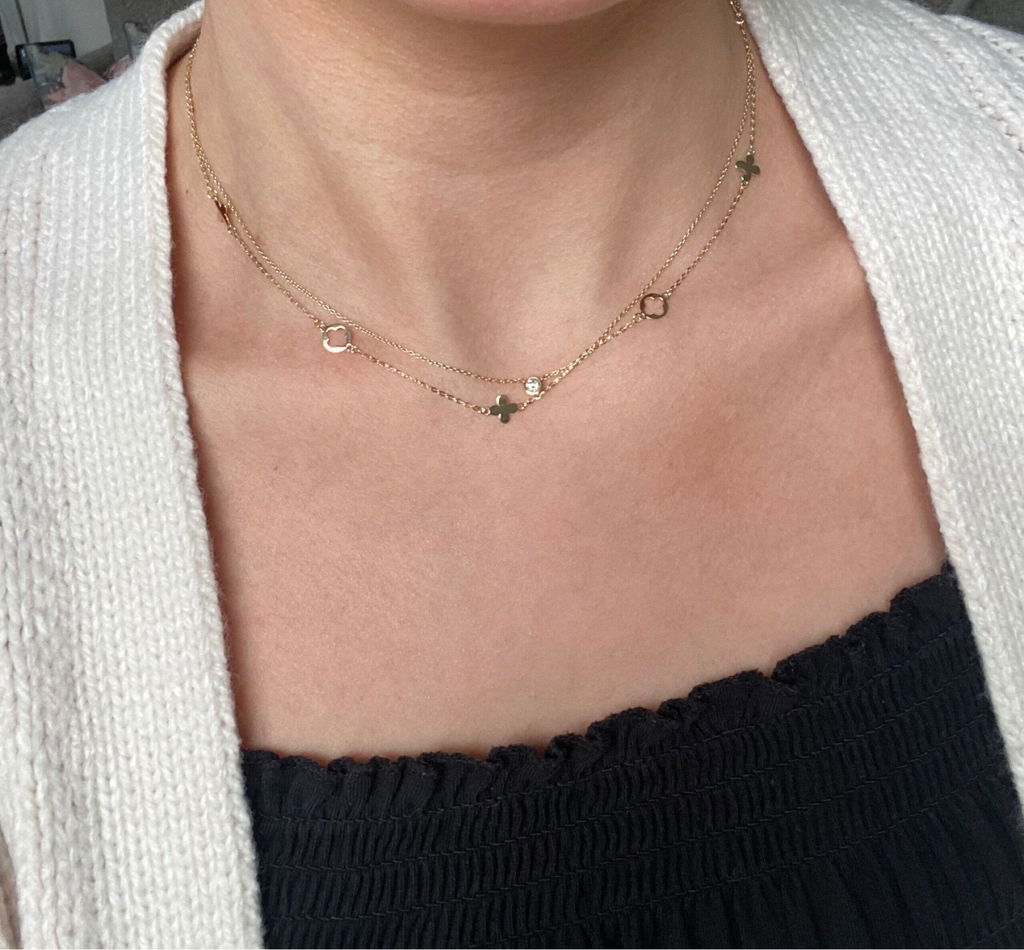 Flora Multi-Clover Necklace
