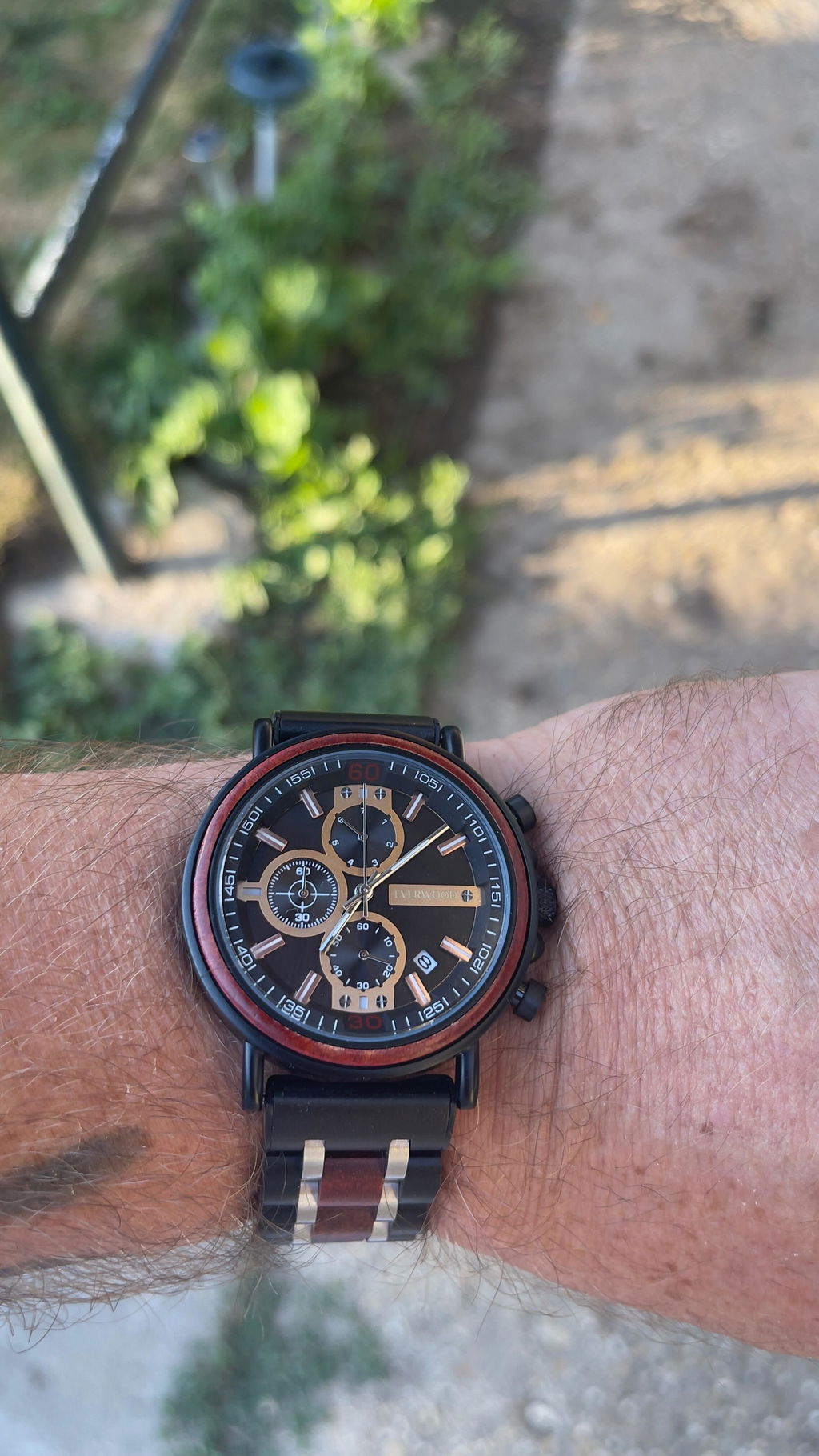 EverWood™ - Dark Eclipse Kronográf 44mm