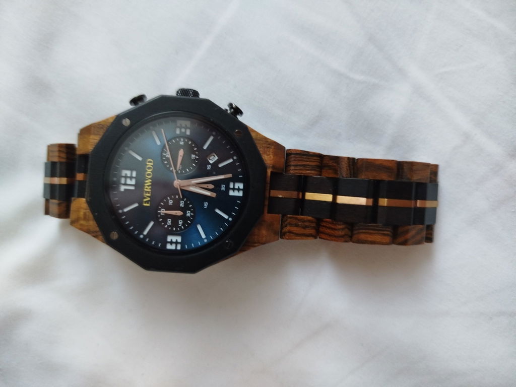 EverWood™ - Blue Whisky Chrono 45mm