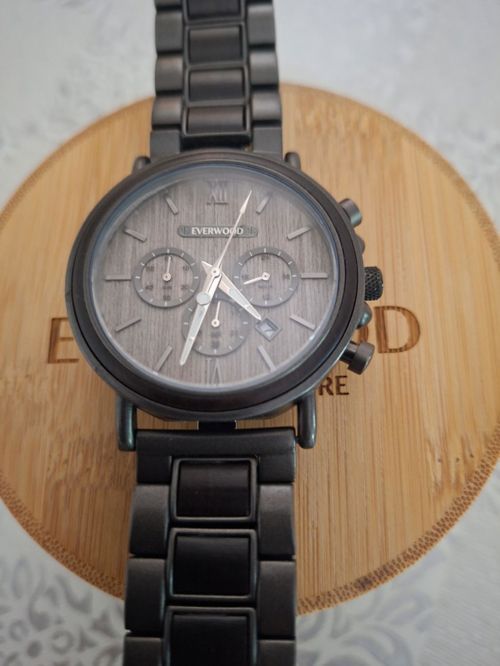 EverWood™  - Metal Zebra Kronográf 44.5mm