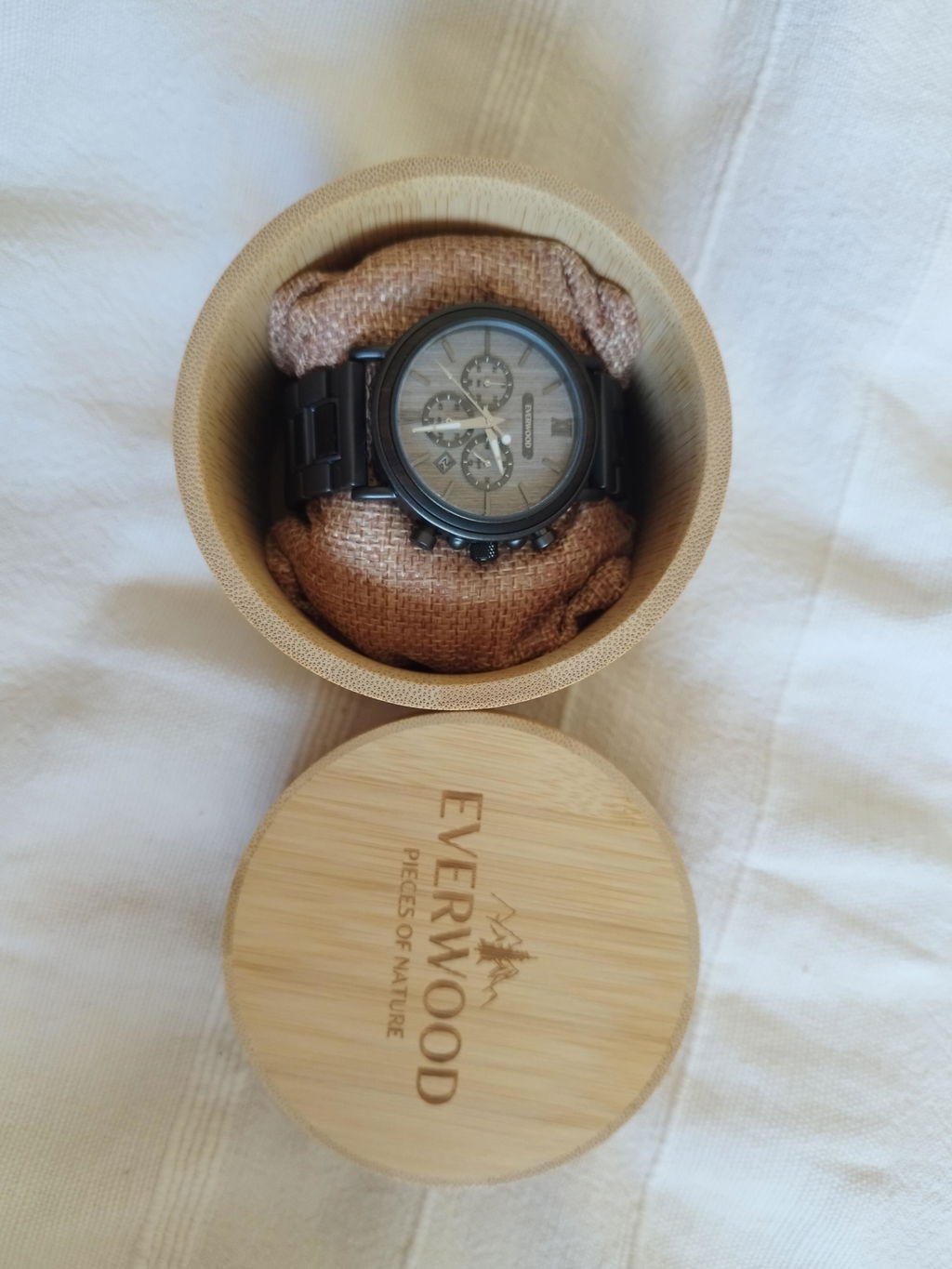 EverWood™  - Metal Zebra Kronográf 44.5mm