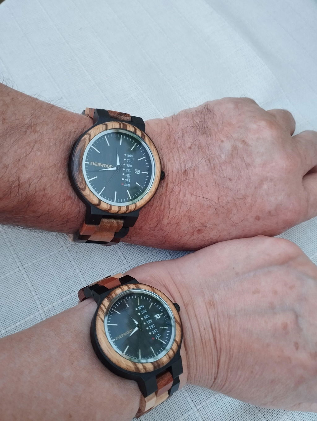 EverWood™ - MultiWood Quartz naptáros 1+1 Páros 44/38mm