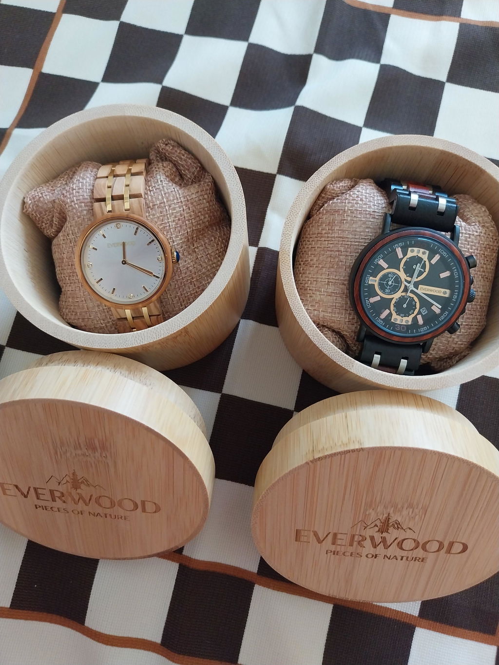 EverWood™ - Dark Eclipse Kronográf 44mm