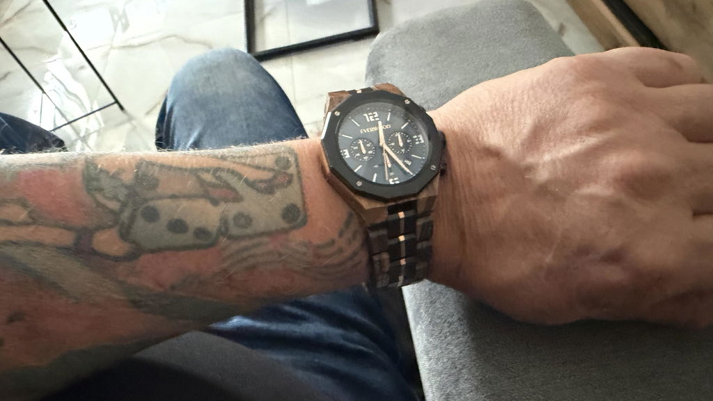 EverWood™ - Blue Whisky Chrono 45mm