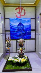 Neelkanth Shiva Wall Art Tapestry For Home & Meditation