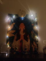 Cosmic Queen Boho Fabric Wall Tapestry