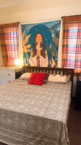 Cosmic Queen Boho Fabric Wall Tapestry