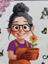 Attention ! Une Accro Aux Plantes Vit Ici – Plaque En Métal Personnalisée