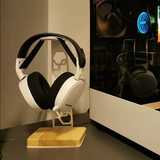 Headphone Holder Metal and Wood combination