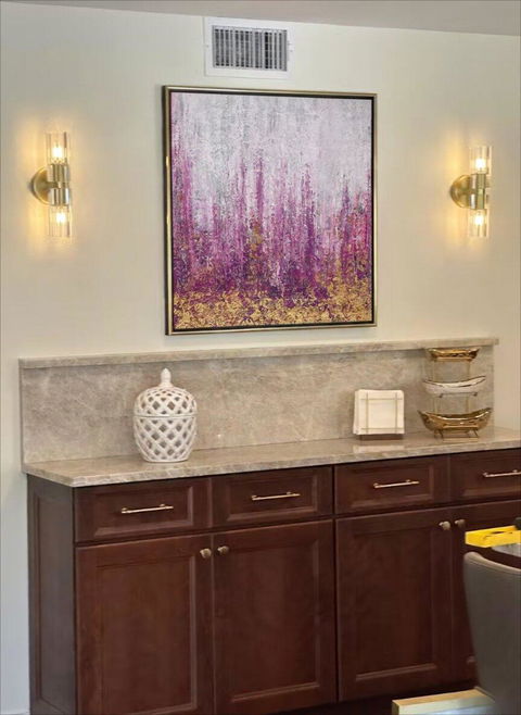 Hand-Painted Custom Abstract Art for Bedroom & Living Room