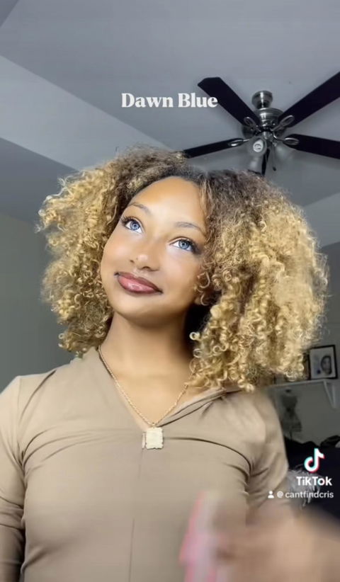 Dawn Blue Colored Contacts