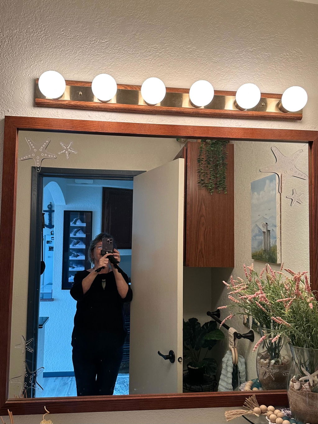 Hide Your 6-Bulb Light in Minutes — 36" EZLightWraps® Smooth White Shade