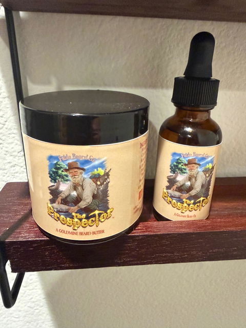 The Prospector - Beard Oil & Butter Kit - Glacier Creek Water, Sugar Pine Timber, Frontier Turned Soil